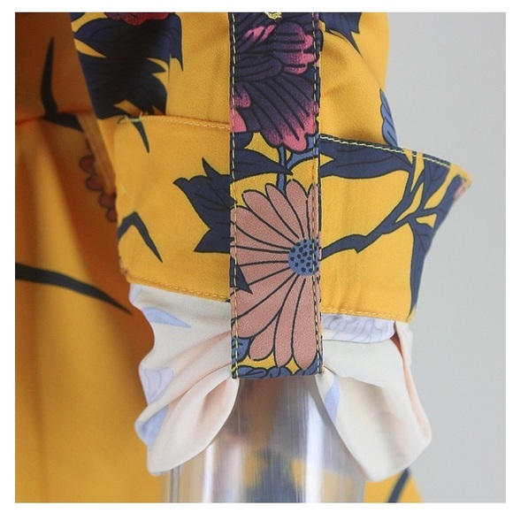 NEW! Silk Floral Dress - Picture 5 of 8